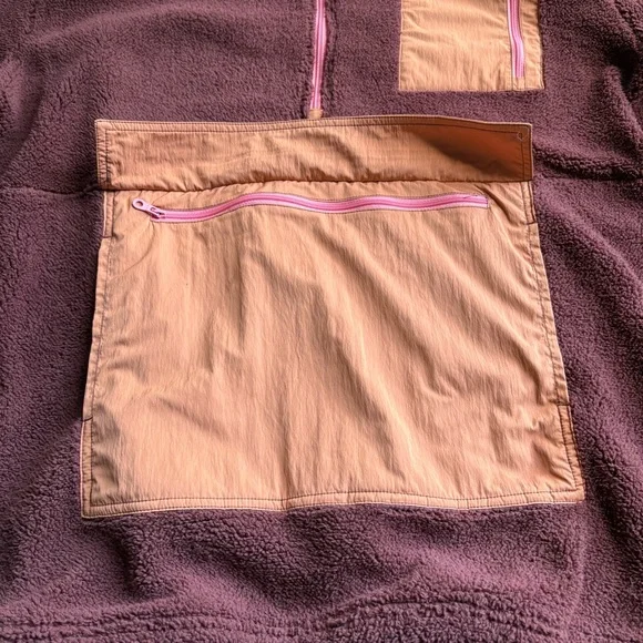 Aerie Brown and Tan Teddy Jacket with Cozy Fleece Size L - Picture 7 of 10